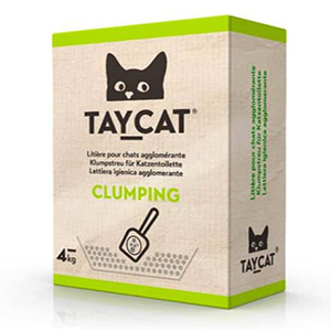 LECHO DE GATOS AGLOMERANTE TAYCAT 4KG