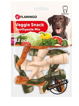 SNACK VEGGIE DENTIFRICO MIX 7,5CM 12UD