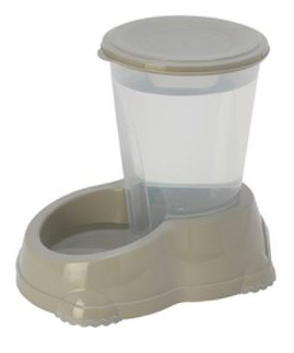 BEBEDERO PERROS SIPPER 1.5 L GRIS