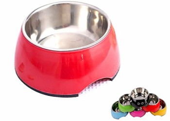 COMEDERO PERROS ACERO COLOR 14.5*5 CM