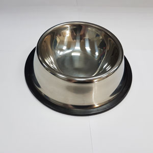 COMEDERO PERROS ACERO ANTID. 14.5 *22 CM
