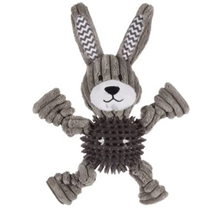 CONEJO PELUCHE CON PELOTA 27CM