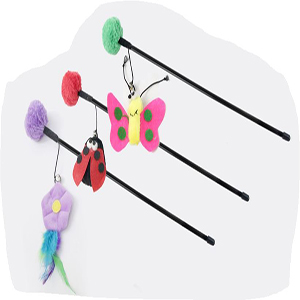 CAÑA PARA GATOS NATURALEZA CON BOLA 47CM