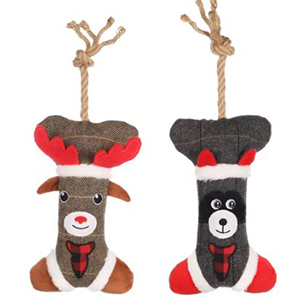 JUGUETE NAVIDAD HUESO CON CUERDA