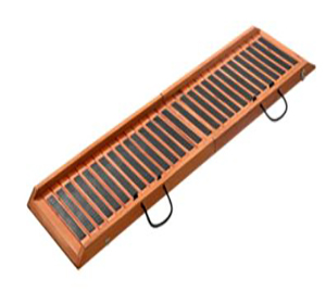 RAMPA PERROS COCHE MADERA 120*30*6CM