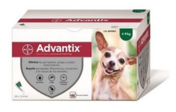 ADVANTIX PERROS 0-4 KG  PIPETA (0.4ml)