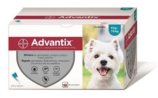 ADVANTIX PERROS 4-10 KG PIPETA 1.0ML