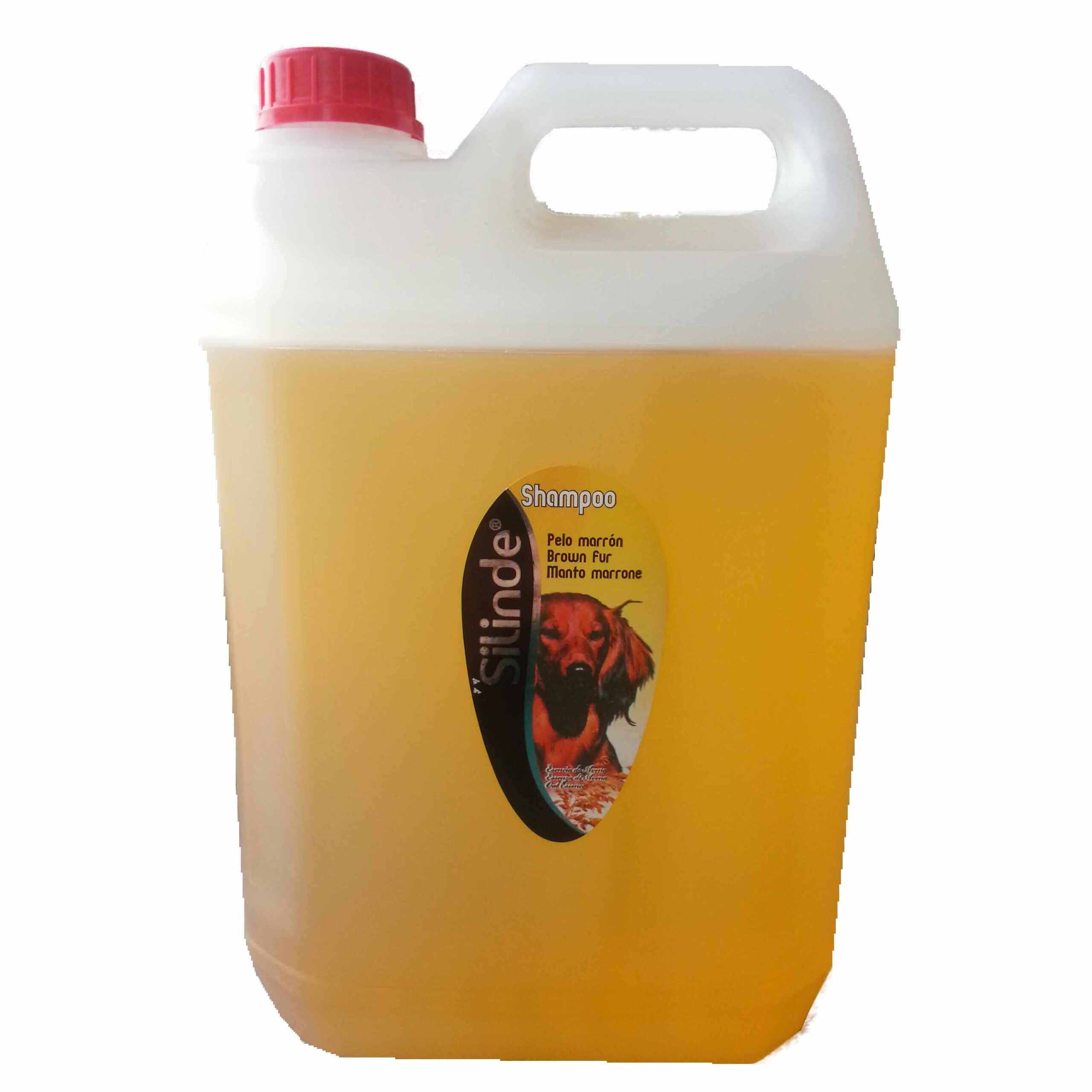 CHAMPU PERROS SILINDE PELO MARRON 5 LT
