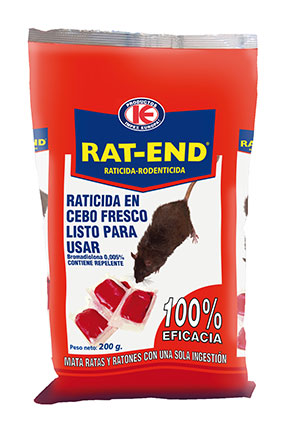 BROMADIOLONA CEBO FRESCO RAT-END 150 GR