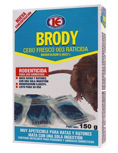 BRODIFACOUM CEBO FRESCO 150 GR